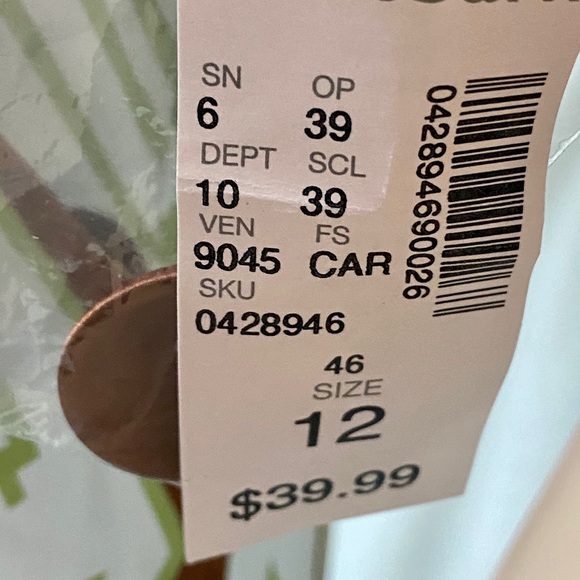 NWT Dress Barn Geometric Print Dress - Picture 5 of 6